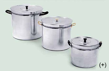 Ollas Rectas de Aluminio. Almandoz.